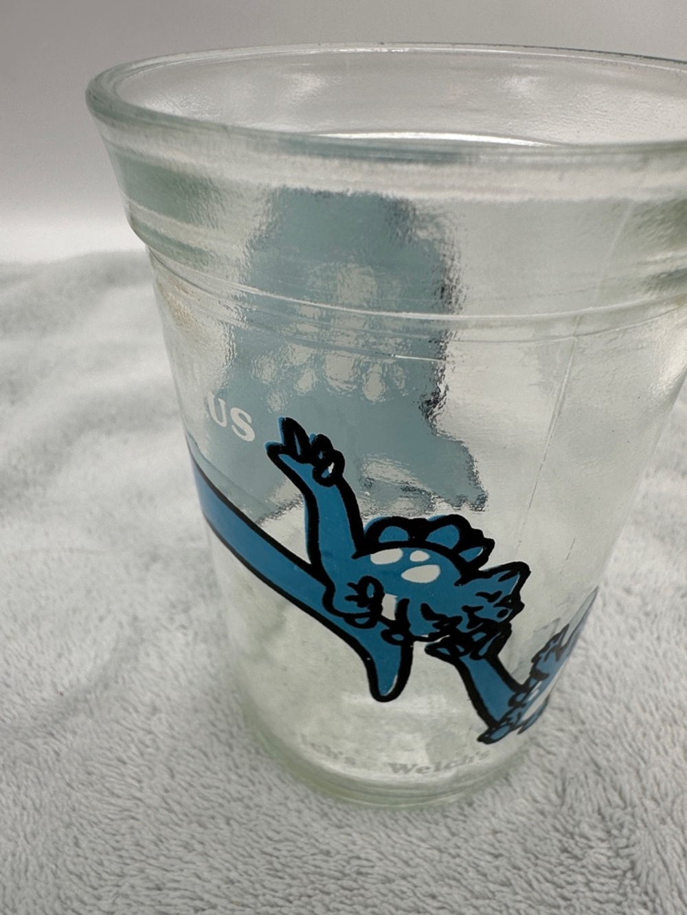 Vintage Welch’s Dinosaur Series 1988 Glass Tumbler Set-Jelly Glasses-Set of 2 - Picture 7 of 11
